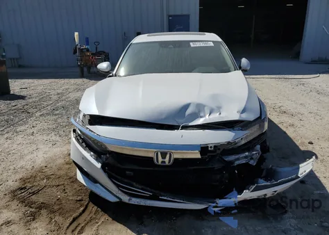 2022 Honda Accord Touring Hybrid из США, поврежденный, VIN 1HGCV3F9XNA009815